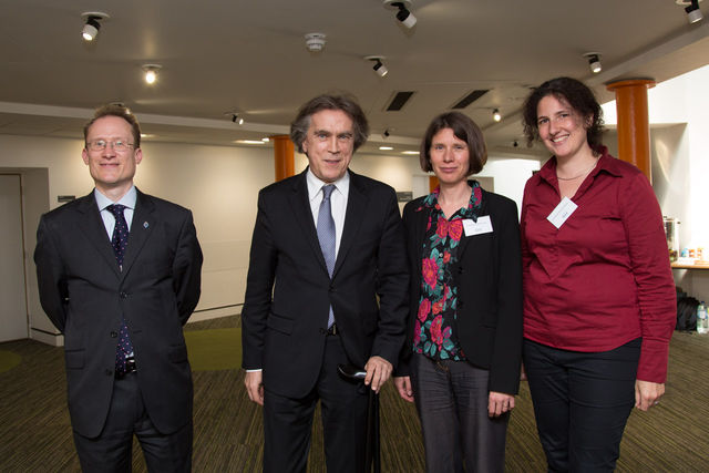 Professor Mark Connelly with His Exellency Dr Emil Brix, Dr Deborah Holmes and Dr Heide Kunzelmann