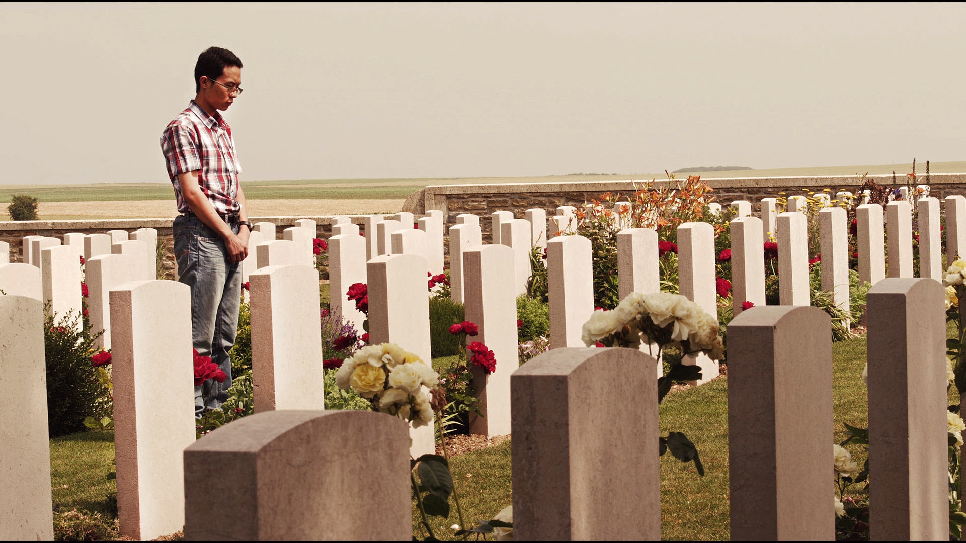 Film Still - Zhang Yan Graves, Noyelles sur mer, France