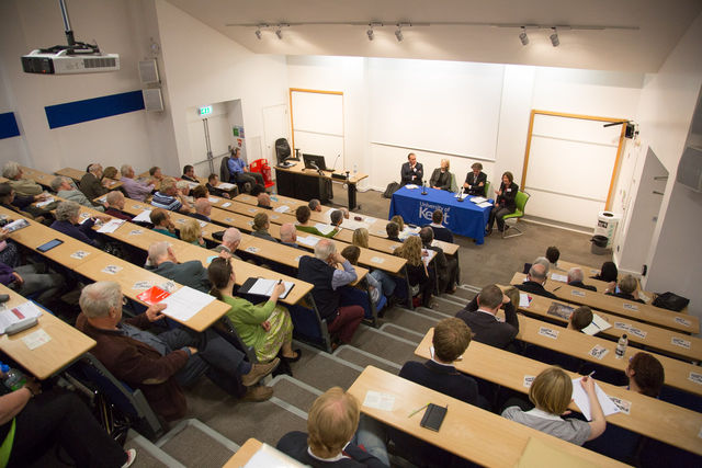 The lecture theatre at the Gateways launch event