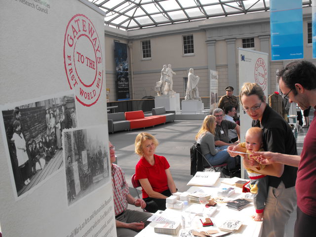 Professor Mark Connelly and Dr Lucy Noakes spoke to budding historians of all ages