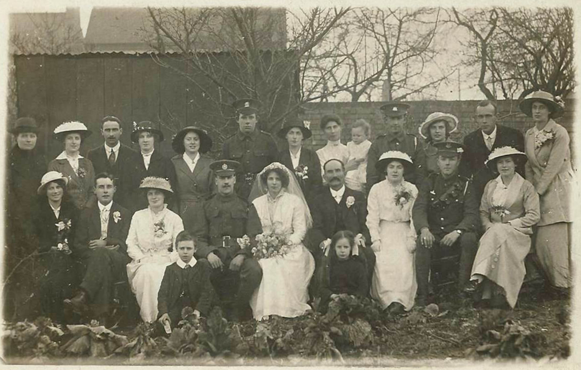 A wartime wedding