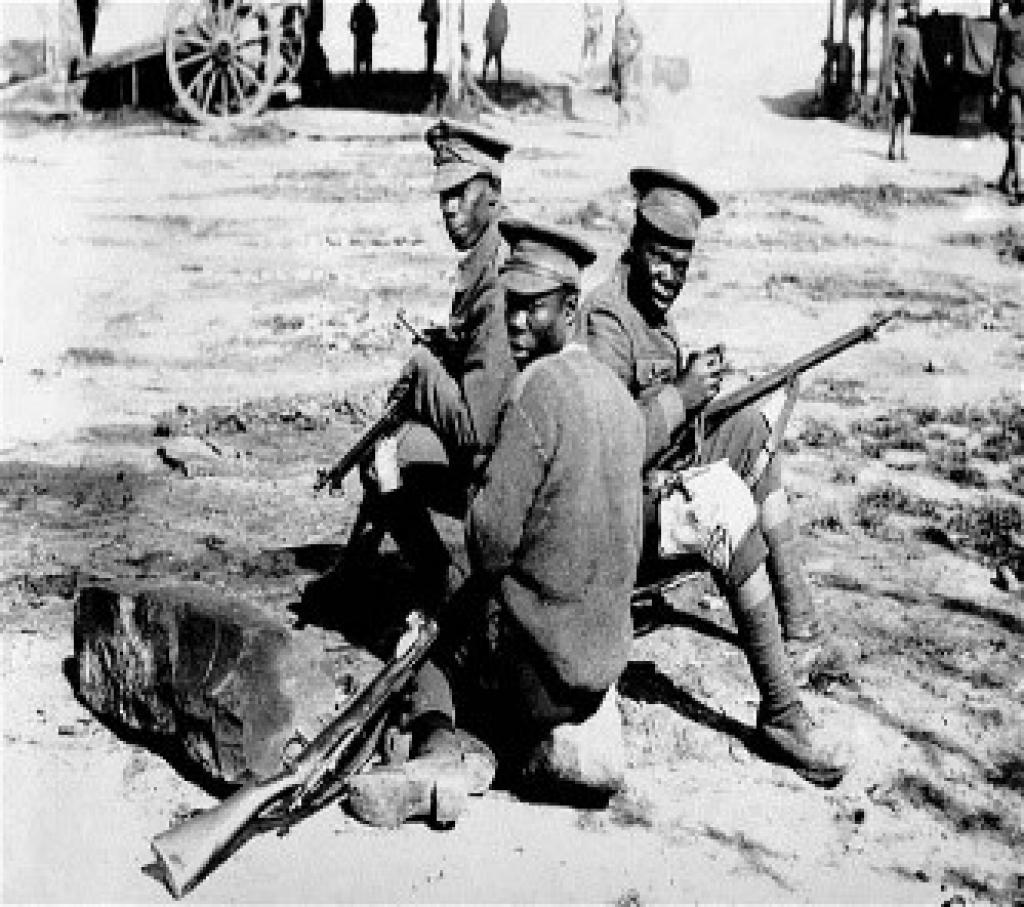African Soldiers WW1