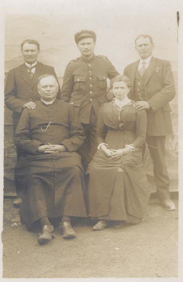 Father Van Walleghem bottom left
