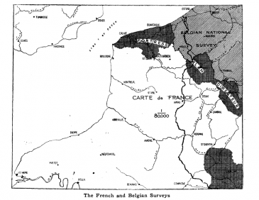 From H. S. L. Winterbotham, ‘British Survey on the Western Front’, The Geographical Journal 53 (4) (Apr., 1919), pp. 253-271, page 263