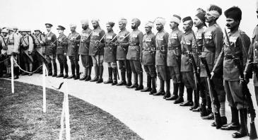 The unveiling ceremony at Neuve Chapelle, 1927. Image reproduced with permission of the Commonwealth War Graves Commission.