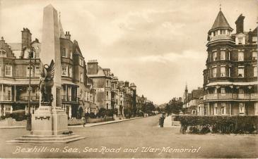 Bexhill on Sea, Sea Road and War Memorial