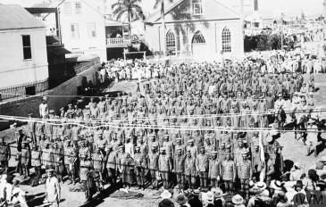 Recruits in Jamaica 1916 © IWM (Q 52423).