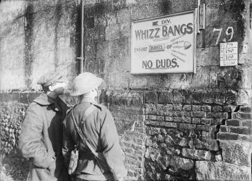 Advert for the 5th Division 'Whizz Bangs Concert Party, December 1916