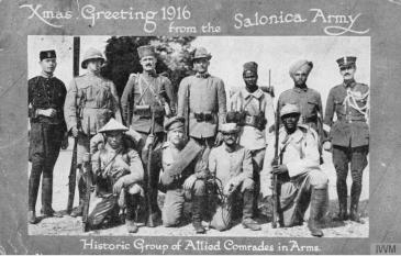 Salonika Allied Comrades in Arms © IWM (Q 67857)