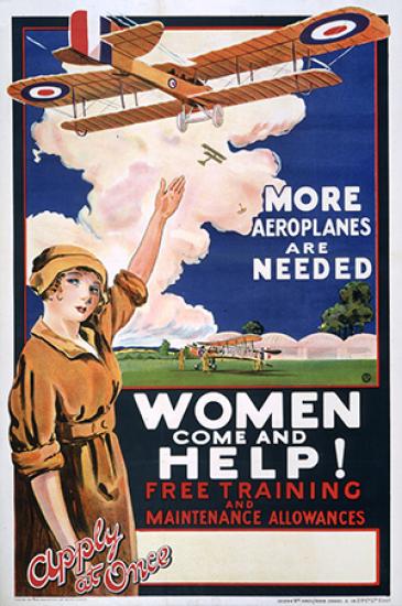 TNA EXT 1/315 Pt2: Women Come and Help poster, First World War