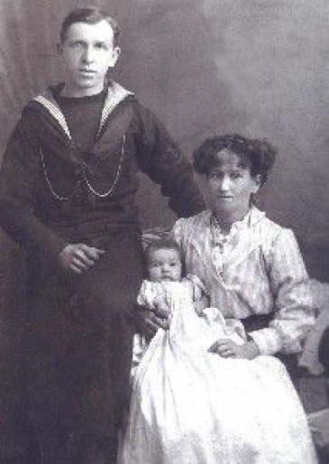 P.O. Thomas Ernest Neal  (pictured with wife Maud, and daughter Winifred) Petty Officer Neal was killed on HMS Invincible  Maud and Winifred were resident at 14 Lucknow St., Fratton, Portsmouth, Courtesy of Mrs J Newcombe